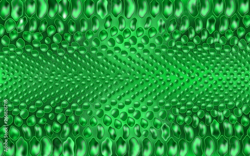 Vector snake green reptile skin texture background