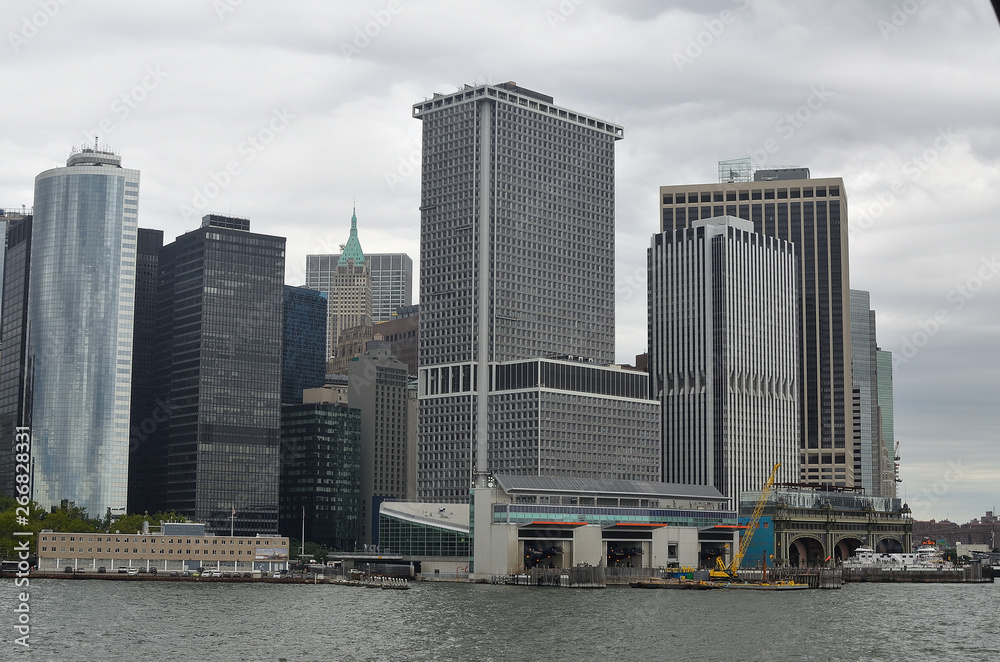 Pier Ferry Betwen Manhattan & Staten Island New York- USA