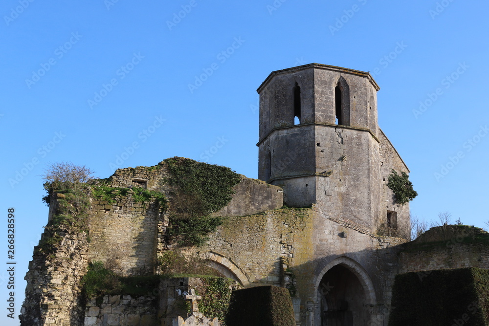 Poitou-Charente- Marans - Clocher octogonal de l'Eglise Saint-Etienne