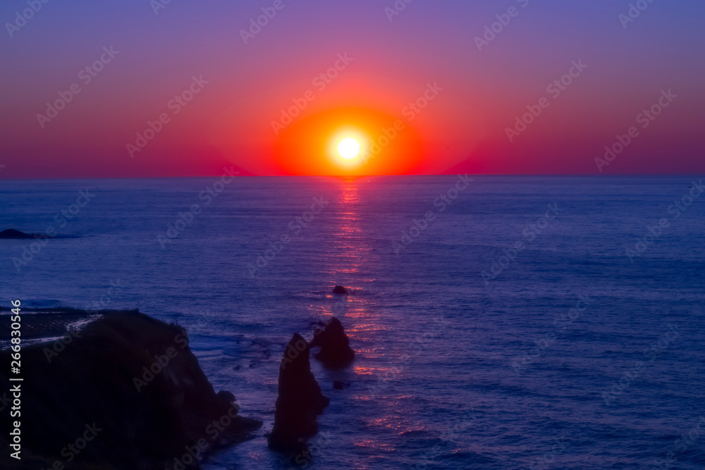 夕日 夕日