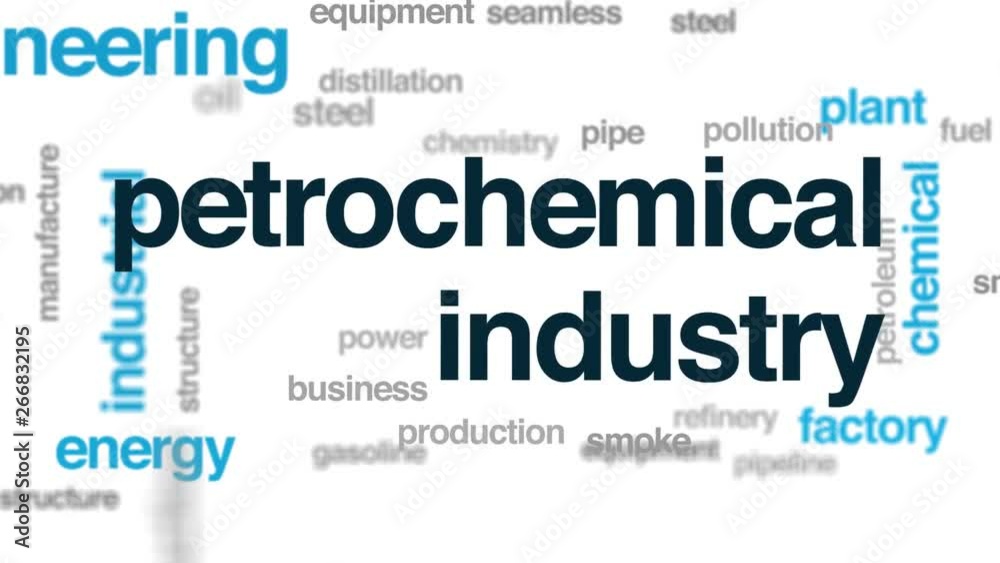 Petrochemical industry animated word cloud. Kinetic typography. Petrochemical industry animated word cloud. Kinetic typography.