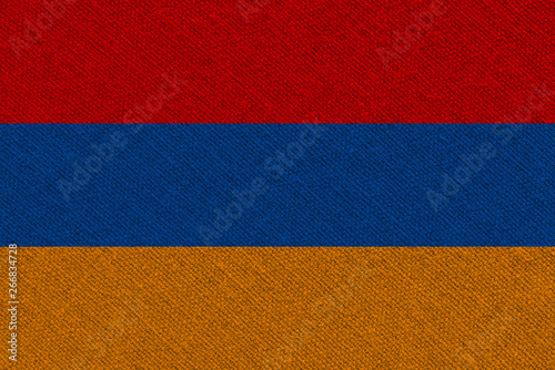 armenia fabric flag
