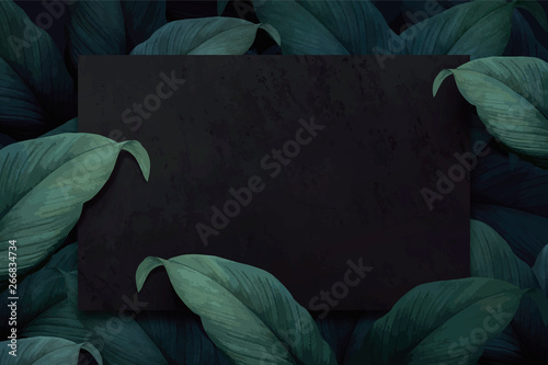 Tropical foliage background