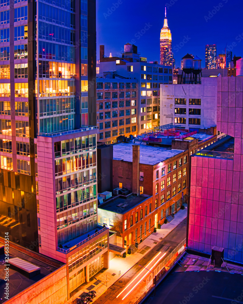 Obraz premium New York: Cyber City