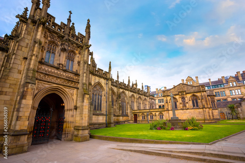 Manchester Cathedral in Manchester, UK