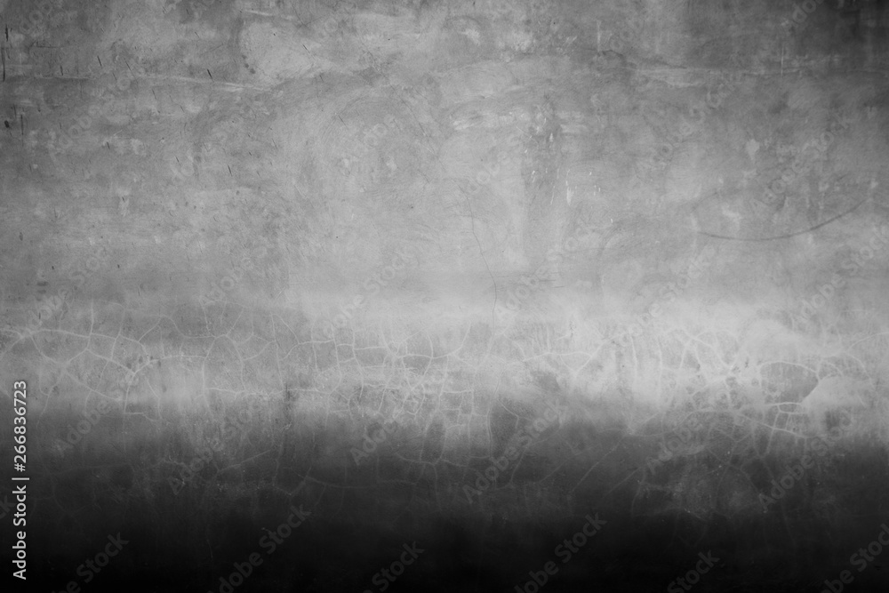 Old wall surface in two tone color with black and grey. Place for design. Old wall surface in two tone color with black and grey. Place for design.