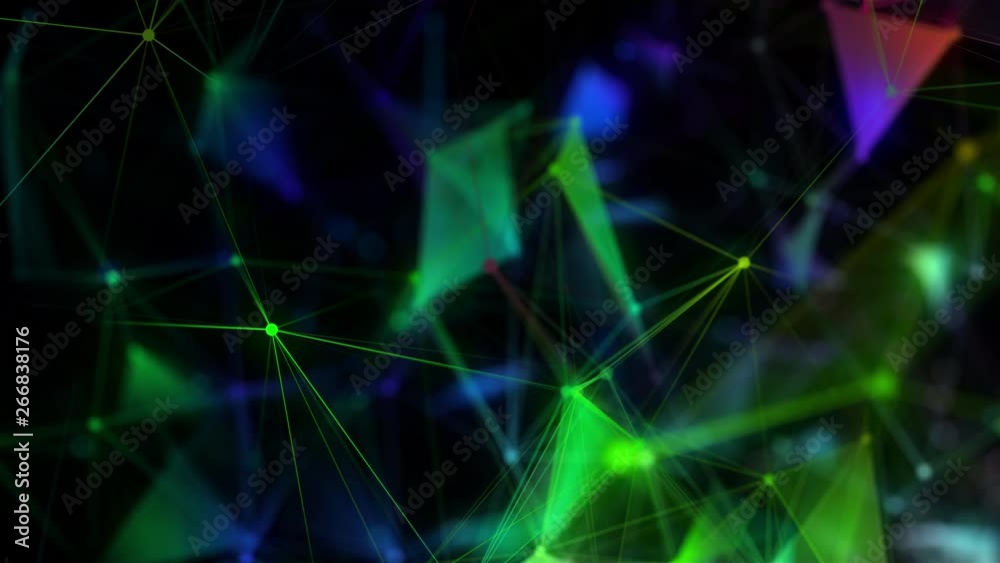 Abstract Polygonal Space Background with Connecting Dots and Lines. 3d rendering Abstract Polygonal Space Background with Connecting Dots and Lines. 3d rendering