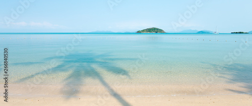 Panoramic a tropical beach in summer. © Tanes