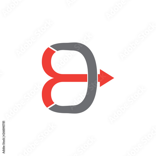 abstract letter d bow arrow overlapping logo vector Free Download abstract letter d bow arrow overlapping logo vector - GFXLoad