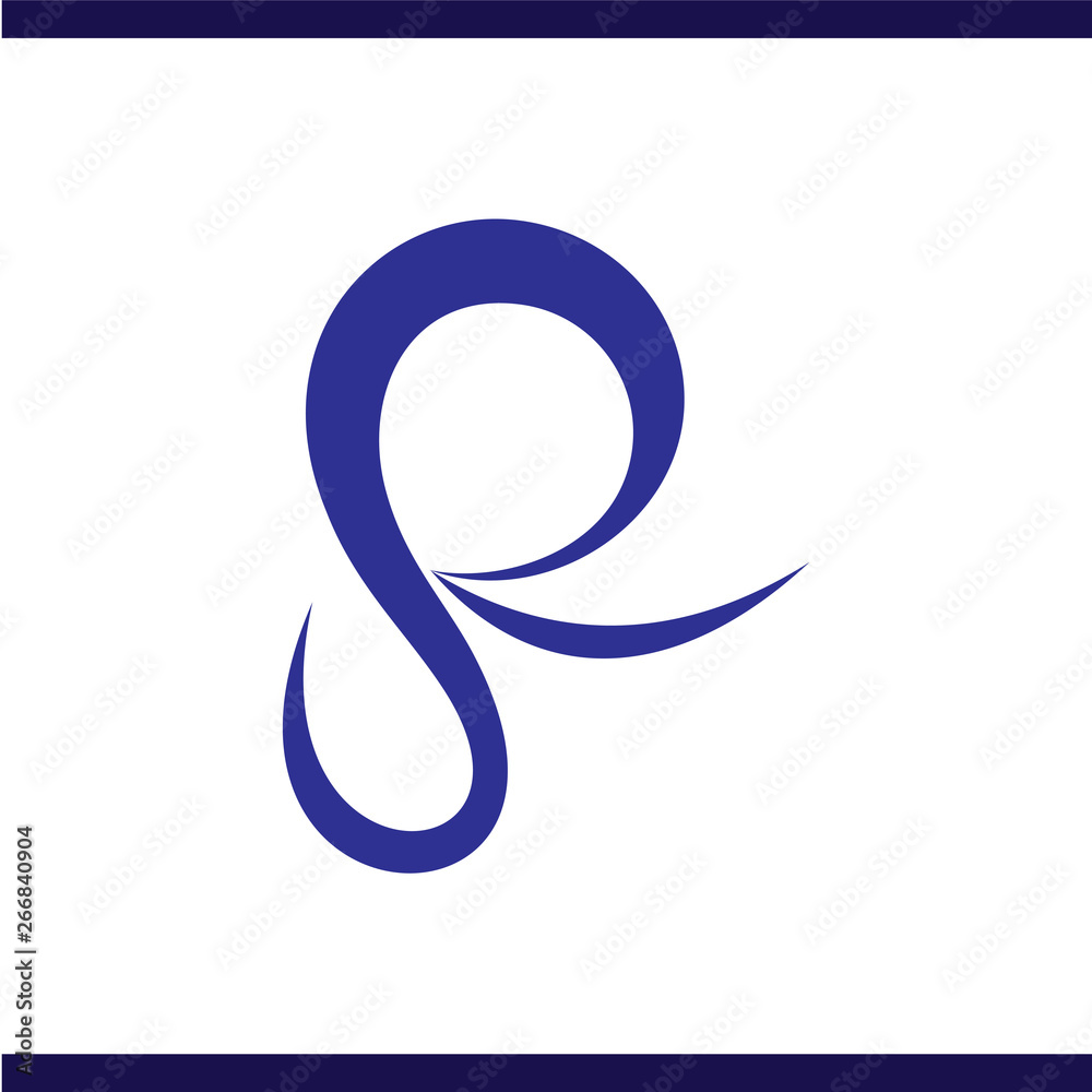 SR Initial Letter logo vector template SR Initial Letter logo vector template