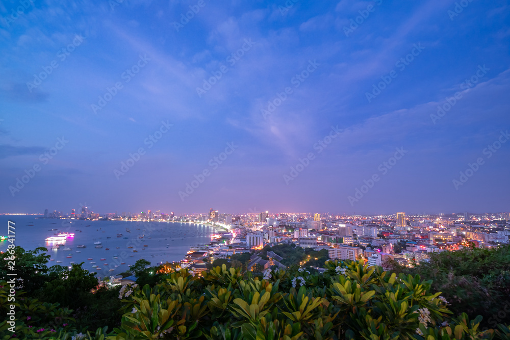 Pattaya city from Pratumnak view point