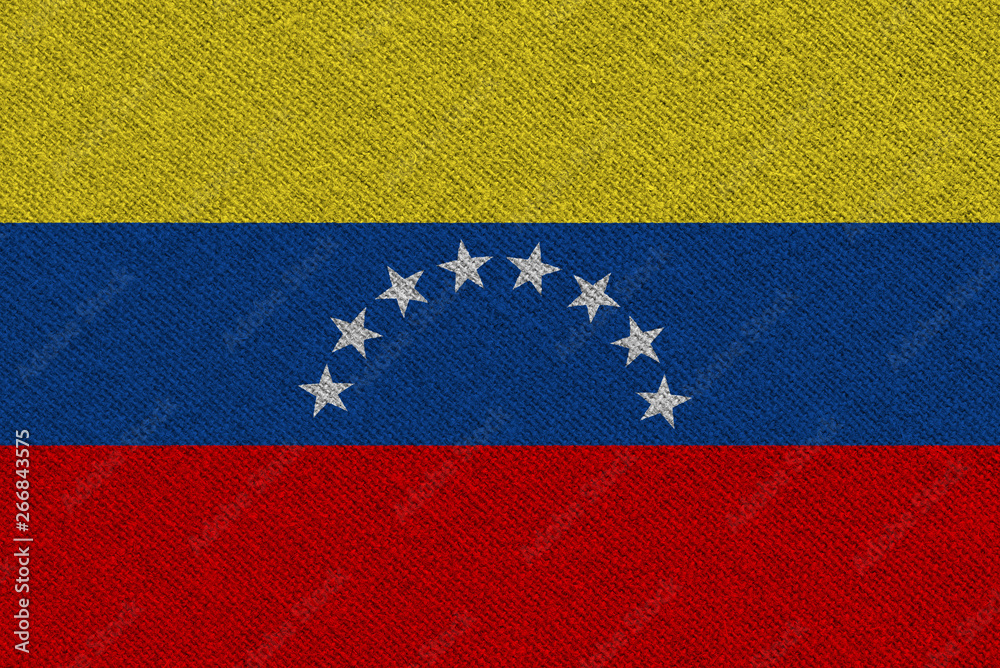 venezuela fabric flag