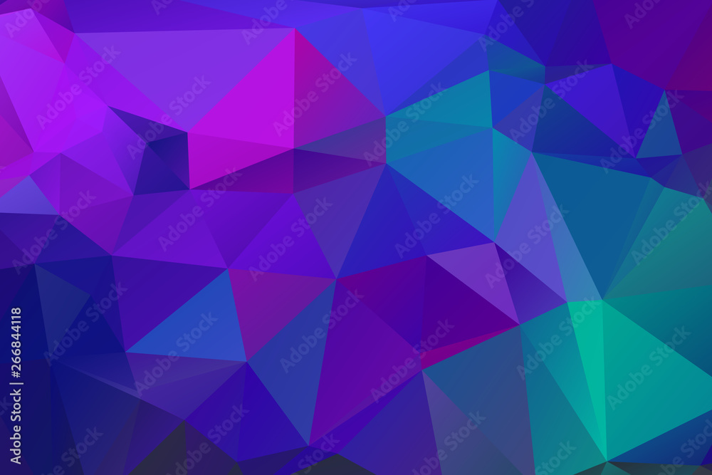 blue purple geometric background. Fluid shapes composition. Eps10 vector. 