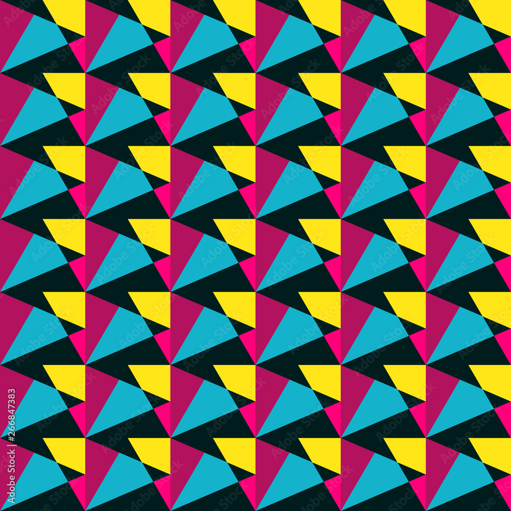 bright colored polygons. abstract psychedelic background. seamless pattern illustration bright colored polygons. abstract psychedelic background. seamless pattern illustration