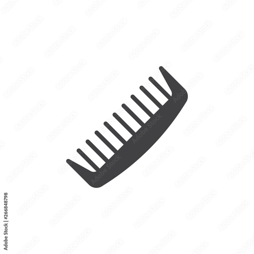 Hair comb vector icon. filled flat sign for mobile concept and web design. Hairdresser comb glyph icon. Symbol, logo illustration. Pixel perfect vector graphics Hair comb vector icon. filled flat sign for mobile concept and web design. Hairdresser comb glyph icon. Symbol, logo illustration. Pixel perfect vector graphics