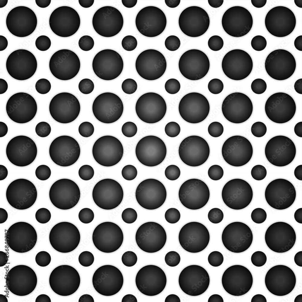Volume realistic texture, gray 3d Circle Dot geometric pattern Volume realistic texture, gray 3d Circle Dot geometric pattern