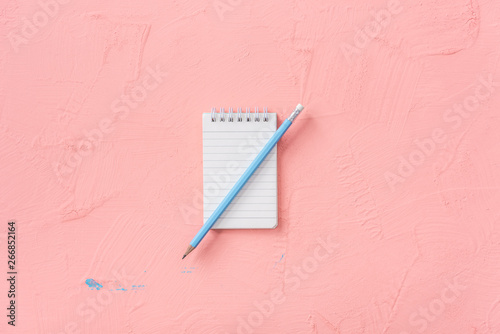 space pastel note with pastel pencil