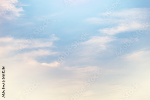 Fototapeta Naklejka Na Ścianę i Meble -  Cloud background with a pastel colour