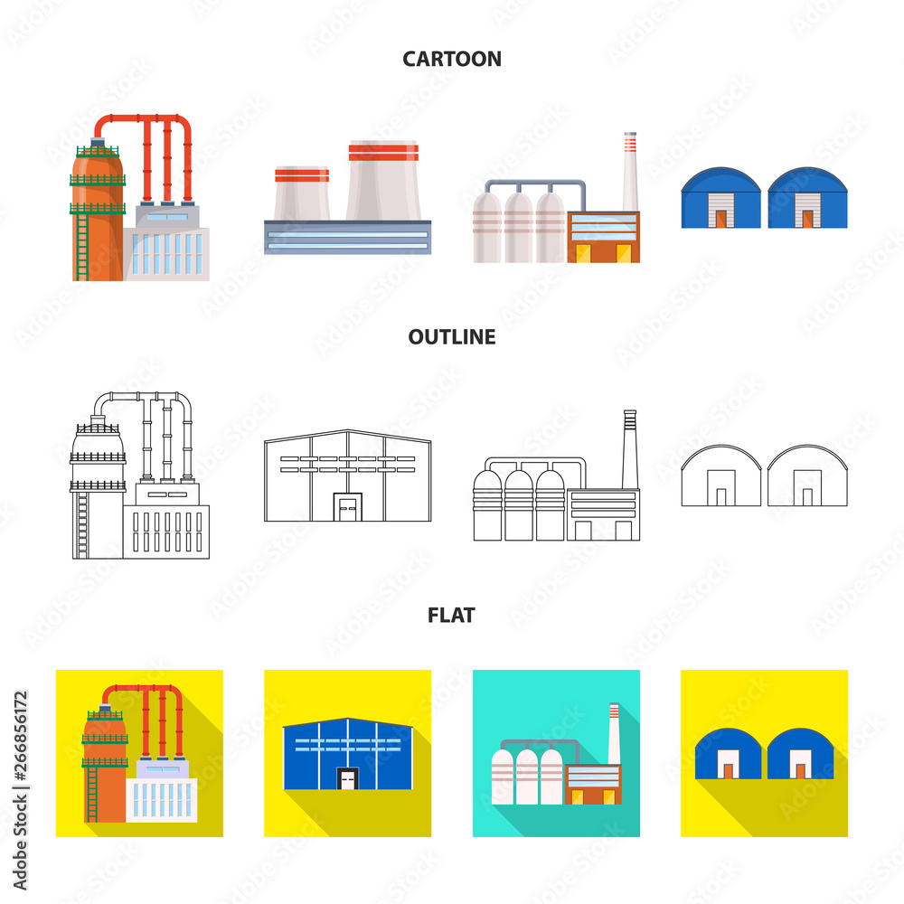 Vector illustration of production and structure sign. Set of production and technology vector icon for stock. Vector illustration of production and structure sign. Set of production and technology vector icon for stock.