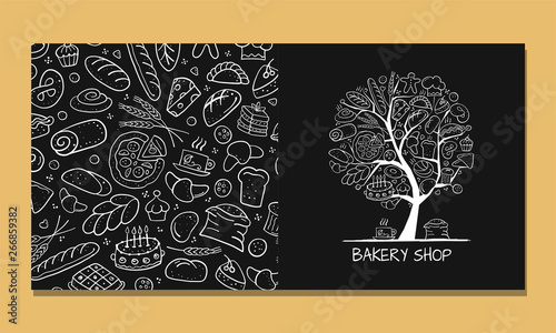 Greeting cards, design idea for bakery company