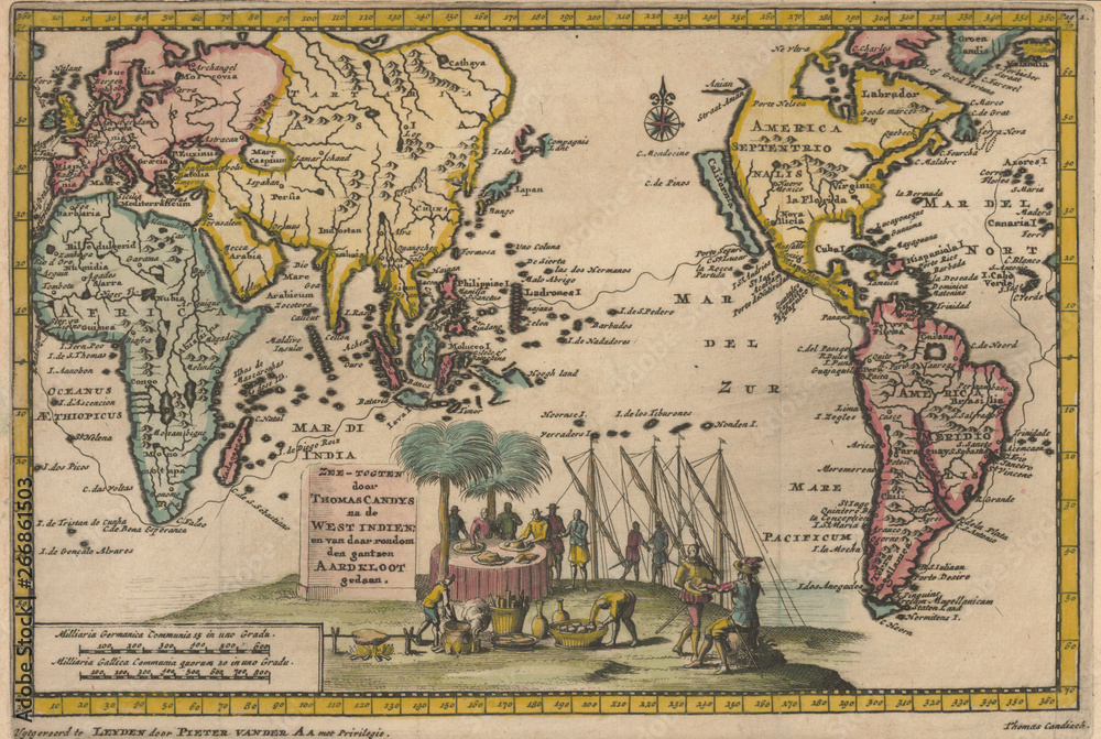 Pacific 1707 map