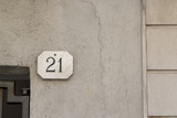 21 numero civico casa, simbolo