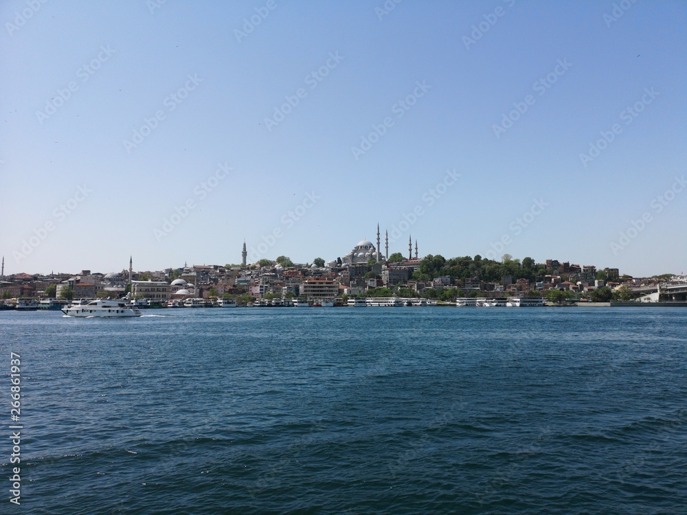 Istanbul Panorama und Bosporus