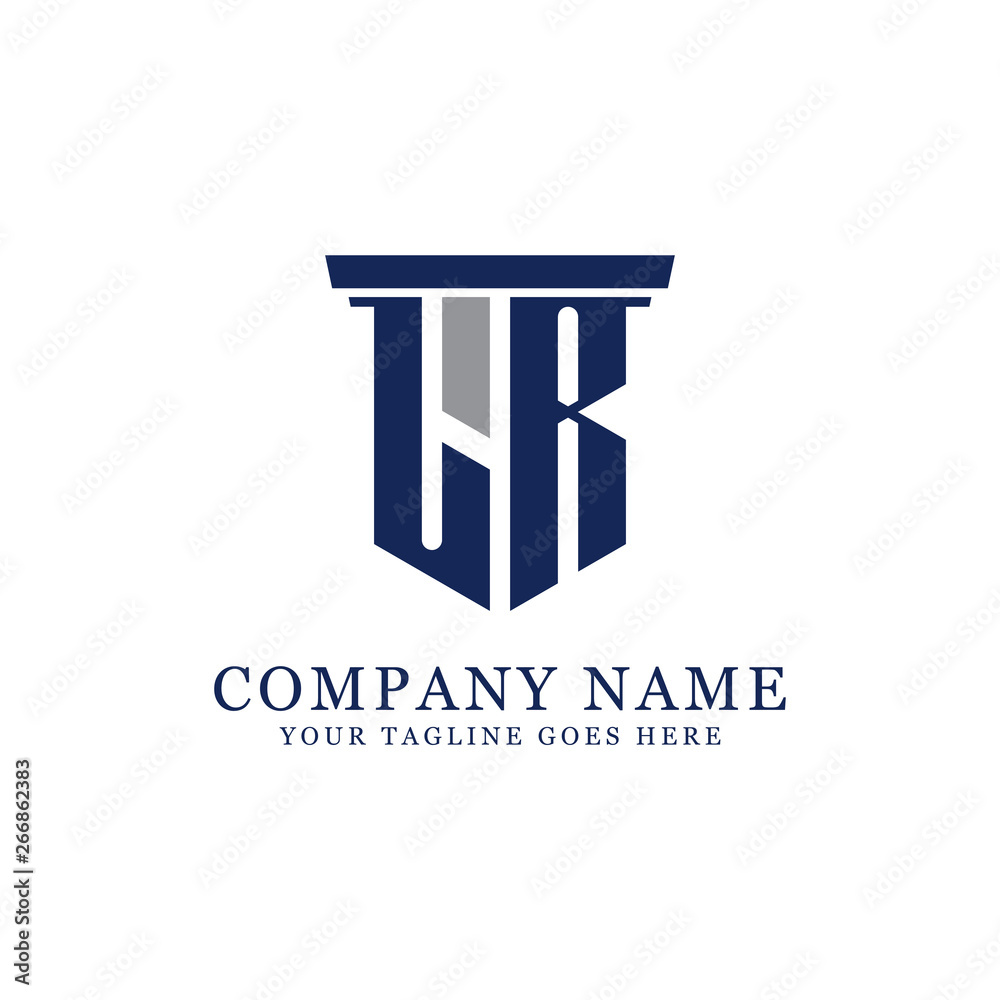 Simple Letter LR logo Design vector, can be used initial name, finance, law, business,art, Simple Letter LR logo Design vector, can be used initial name, finance, law, business,art,