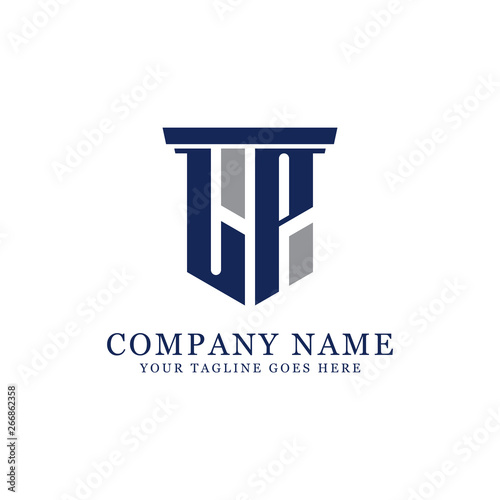 Simple Letter LP  logo Design vector, can be used initial name, finance, law, business,art,