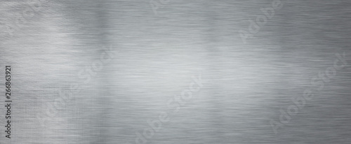 Brushed steel plate background texture horizontal photo