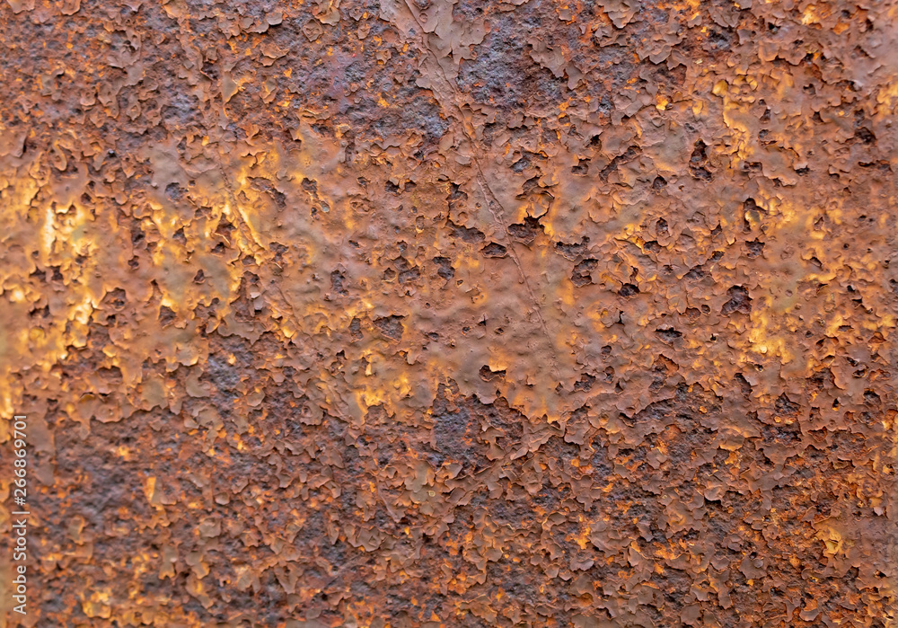 Old Weathered Corrugated Rusty Metal Texture Old Weathered Corrugated Rusty Metal Texture