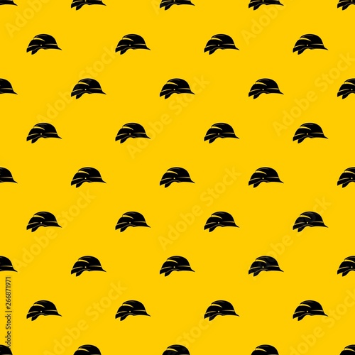 Hardhat pattern seamless vector repeat geometric yellow for any design