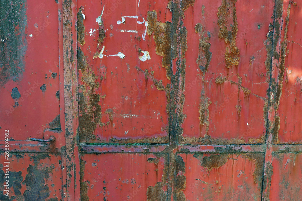 colorful rusty metal iron plate grunge wall background backdrop surface colorful rusty metal iron plate grunge wall background backdrop surface