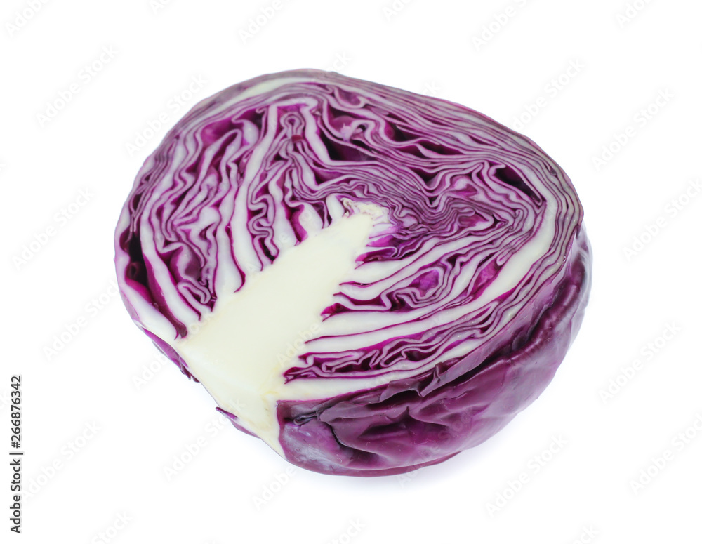 red cabbage isolated on white red cabbage isolated on white