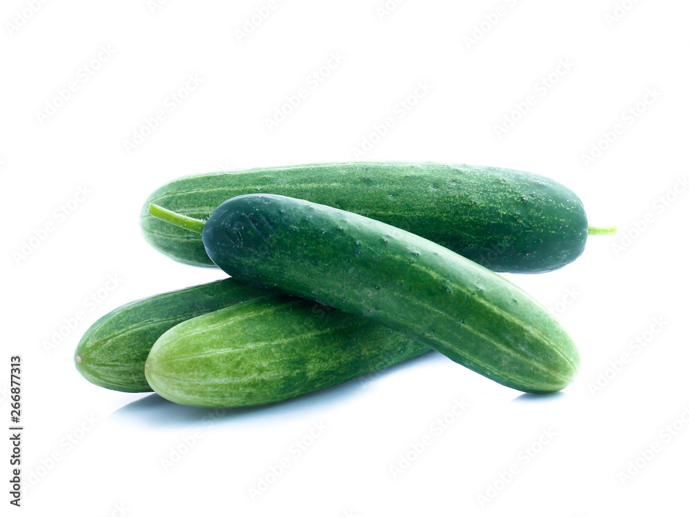 Cucumber isolated on white background Cucumber isolated on white background