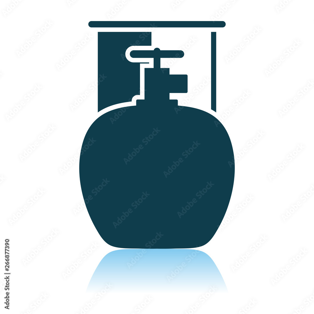 Camping Gas Container Icon Camping Gas Container Icon