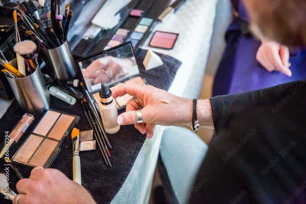 Obraz premium préparation de la mariée