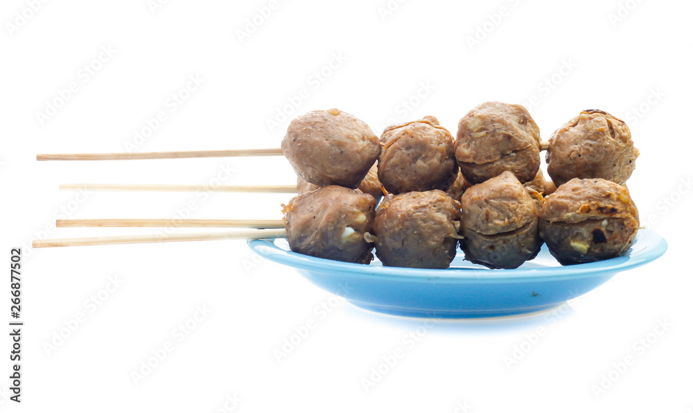 Meatball isolated on white background Meatball isolated on white background