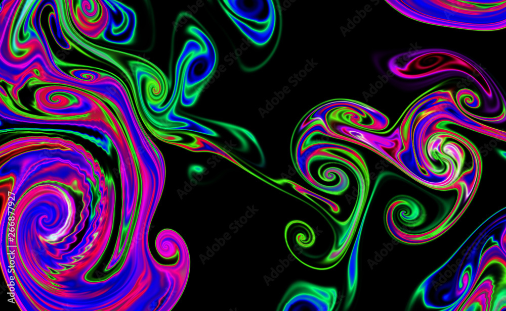 Fototapeta premium Magic space texture, pattern, looks like colorful smoke