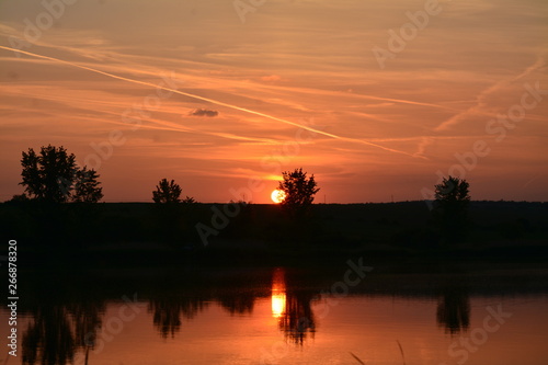 sunset on Lake Siutghiol - Romania