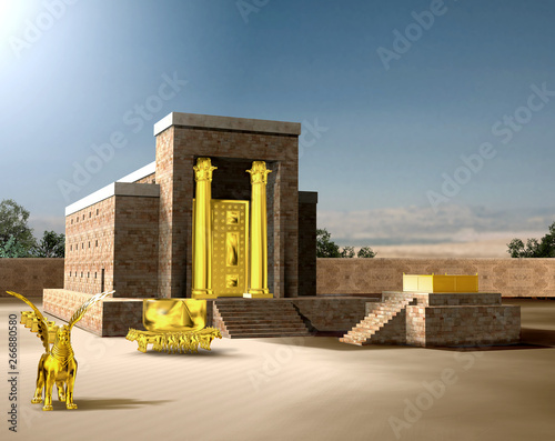 Fotografie Jewish First Temple of Solomon