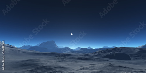 mountain plateau abstract landscape panorama © aleksandar nakovski