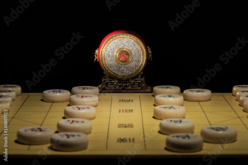 Chinese traditional board games photo