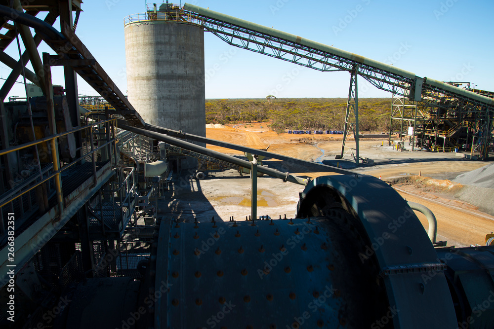 Fototapeta premium Mining Process Plant