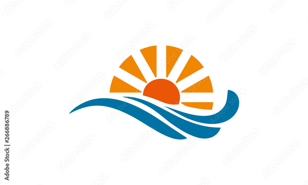summer in beach logo summer in beach logo