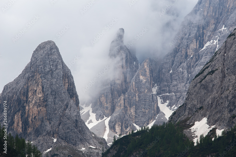 Dolomites in winter