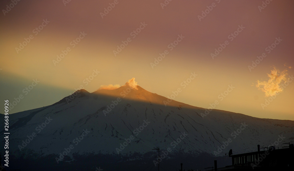 mount Etna in Sicily