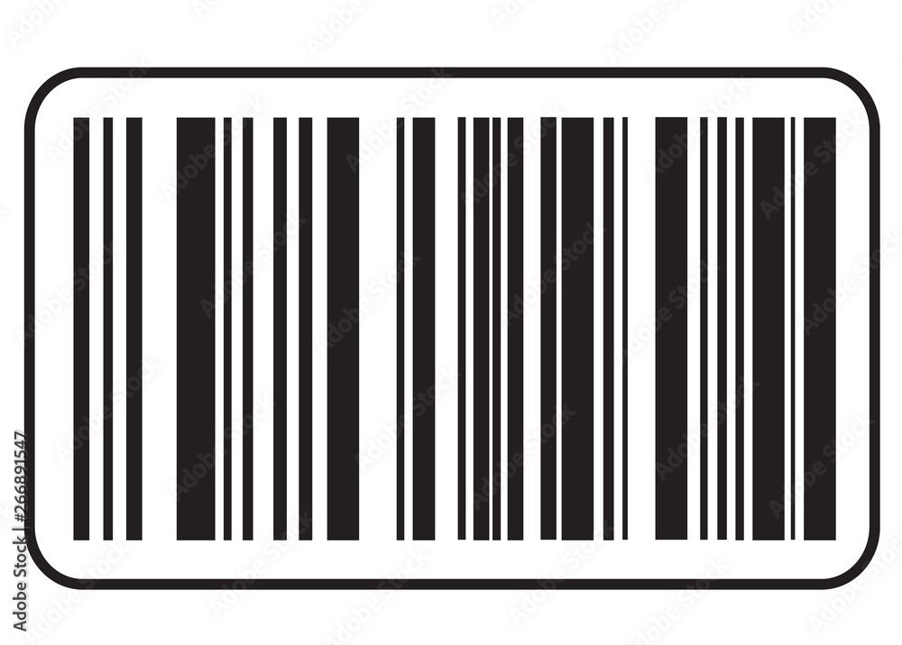 barcode icon, Black bar code icon. Symbol about shopping concept. barcode icon, Black bar code icon. Symbol about shopping concept.