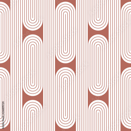 Abstract stripes. Vector illustration of seamless pattern.
