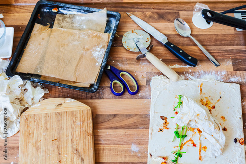 mess in the kitchen photo